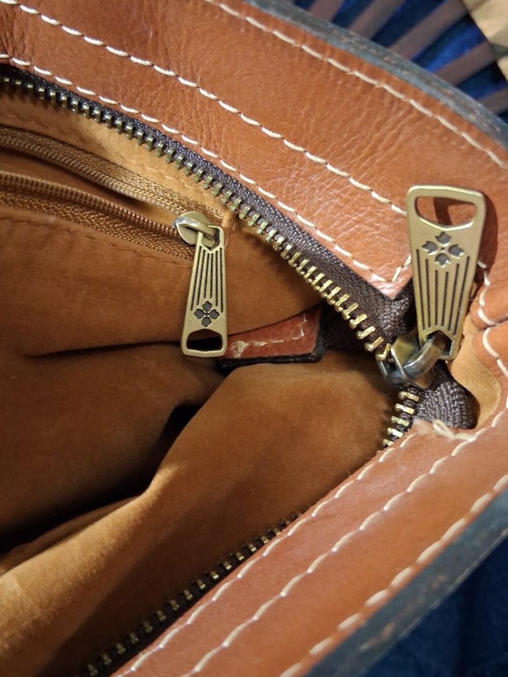 Patricia Nash Leather Poppy Tote Bag Tropical Dreams Pineapple Leather - Picture 10 of 16